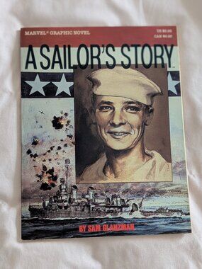 1987 A Sailor's Story Graphic Novel Sam Glanzman Marvel